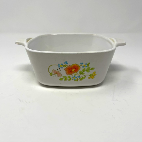 Corning Ware Wildflower Vintage Stamped Baking Dish Small P-43-B  700ml. No‎ Lid - Picture 1 of 10